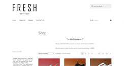 Desktop Screenshot of freshsneakerboutique.com